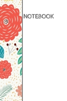 Notebook: Autumn flower wrap around design notebook: 90 blank lined pages: 6x9 1702659925 Book Cover