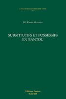 Substitutifs Et Possessifs En Bantou 9042911409 Book Cover