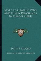 Style-O-Graphic Pens and Funny Pencilings in Europe 1104658844 Book Cover