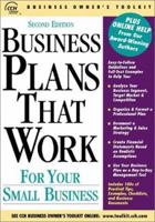 Business Plans That Work for Your Small Business 0808008587 Book Cover