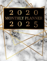 2020-2025 Monthly Planner: 6 Year Planner, 72 Months Calendar, Elegant Marble Six Year Appointment Schedule Organizer, Personal Agenda Academic Daily, Weekly Inspirational Quotes 1672952662 Book Cover