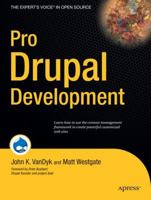 Pro Drupal Development 1590597559 Book Cover