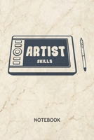 Artist Skills: Graphic Artist NOTEBOOK Grid-lined 6x9 - Game Development Journal A5 Gridded - Game Designer Planner Concept Artist 120 Pages SQUARED - Graphics Tablet Diary 2D Artist Soft Cover 170209927X Book Cover