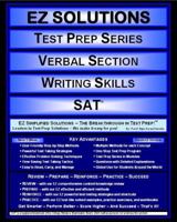 EZ Solutions - Test Prep Series - Verbal Section - Writing Skills - SAT (Edition: Updated. Version: Revised. 2015) (EZ Test Prep) 160562974X Book Cover