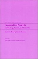 Grammatical Analysis: Morphology, Syntax, and Semantics (Oceanic Linguistics Special Publications) 082482105X Book Cover