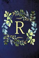 R: Monogram Letter R Notebook 1096860945 Book Cover