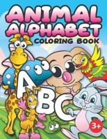 Animal Alphabet Coloring Book: A collection of 26 A-Z cute animals, birds, fishes and insects to color 1697432336 Book Cover