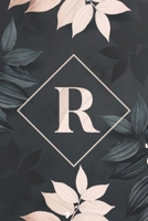 R: Letter R Notebook: R Monogram Journal: Floral Monogrammed Gift for Boys, Girls, Men and Women (100 page, Lined, 6x9) 1708413766 Book Cover