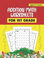 1st Grade Addition Problem Worksheet: Math Worksheets for Kids | 1st Grade Math Practice | Addition Problem Worksheets: Printable Educational ... Homeschooling Worksheets Fun Math Exercises B0DS9S4T8W Book Cover