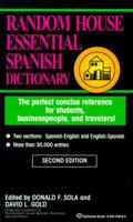 RANDOM HOUSE ESSENTIAL SPANISH DICTIONARY 0345410785 Book Cover