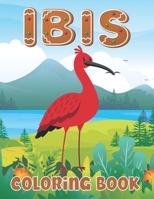 Ibis Coloring Book: This Gorgeous Ibis Coloring Book With Magical Sea Birds Lover For Relaxation B09B36MRP2 Book Cover