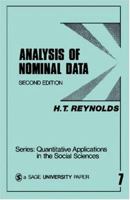 Analysis of Nominal Data (Quantitative Applications in the Social Sciences) 0803906536 Book Cover