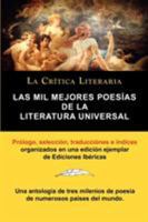 Las Mil Mejores Poesias de La Literatura Universal, Coleccion La Critica Literaria Por El Celebre Critico Literario Juan Bautista Bergua, Ediciones Ib 8470831976 Book Cover