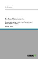 The Role of Communication 3640638050 Book Cover