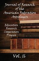 Journal of Research of the American Federation of Astrologers Vol. 16 0866906606 Book Cover