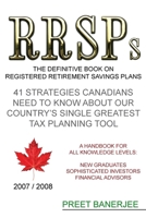 Rrsps: The Definitive Book on Registered Retirement Savings Plans 1435707583 Book Cover