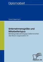 Unternehmensgr E Und Mitarbeitertypus 3836654113 Book Cover