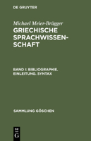 Griechische Sprachwissenschaft 3110125501 Book Cover