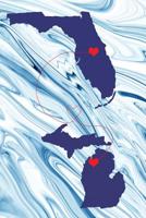 Long Distance Out of State Journal: Florida & Michigan 1081271604 Book Cover