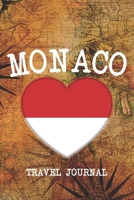 Monaco: 6x9 Travel planner I Road trip planner I Dot grid journal I Travel notebook I Travel diary I Pocket journal I Gift for Backpacker 1673672434 Book Cover