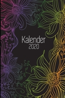 Kalender 2020: 2 Jahres Kalender I Monatsplaner I Familienplaner I Planer Din A5 105 Seiten I Januar 2020 - Dezember 2021 Wochenplaner I ... Notieren I Blumen Boho (German Edition) 1679737562 Book Cover
