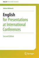 English for Presentations at International Conferences 3319263285 Book Cover