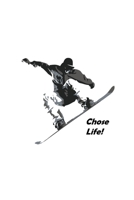 Chose Life: 100 Pages of Sketch Paper With Border 1712045059 Book Cover