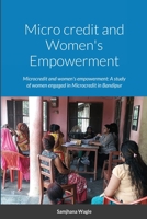 Micro credit and Women's Empowerment 1716645794 Book Cover