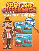 Spot the Difference Search and Find Fun: 30 Totally Engaging Picture Puzzles For Kids & Adults, Cartoon Puzzles of Artworks with Solution B08VYR28JX Book Cover