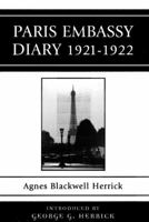 Paris Embassy Diary 1921D1922 0761839798 Book Cover
