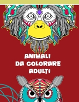 animali da colorare adulti: mandala sfondo nero ,mandala da colorare adulti antistress (animali da colorare con mandala)mandala e animali (Italian Edition) B086Y6MNVV Book Cover