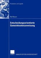 Entscheidungsorientierte Gemeinkostenzuweisung 3824481804 Book Cover