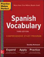 Practice Makes Perfect: Spanish Vocabulary, Third Edition 1260026221 Book Cover