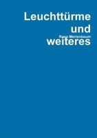 Leuchtt�rme und weiteres 1326617893 Book Cover