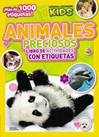 Animales preciosos: Libro de actividades con etiquetas 0718021584 Book Cover