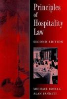 Principles of Hospitality Law 0304704725 Book Cover