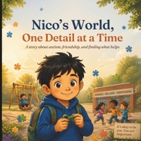 Nico’s World, One Detail at a Time: A Story About Autism, Friendship, and Finding What Helps B0HB4K69PS Book Cover