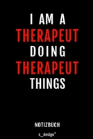Notizbuch f�r Therapeuten / Therapeut / Therapeutin: Originelle Geschenk-Idee [120 Seiten gepunktet Punkte-Raster blanko Papier] 1710111402 Book Cover