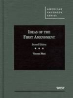 Blasi's Ideas of the First Amendment, 2D 0314267972 Book Cover