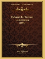 Materials For German Composition 1149747129 Book Cover