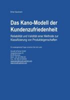 Das Kano-Modell Der Kundenzufriedenheit: Reliabilitat Und Validitat Einer Methode Zur Klassifizierung Von Produkteigenschaften 3824470705 Book Cover