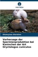 Vorhersage der Spermienproduktion bei Kaninchen der Art Oryctolagus cuniculus (German Edition) 6208258022 Book Cover