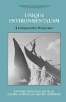 Unique Environmentalism: A Comparative Perspective 0387305246 Book Cover