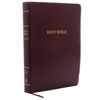 KJV, Reference Bible, Center-Column Giant Print, Leather-Look, Burgundy, Red Letter Edition, Comfort Print: Holy Bible, King James Version 078521531X Book Cover