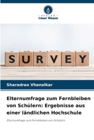 Elternumfrage zum Fernbleiben von Schülern: Ergebnisse aus einer ländlichen Hochschule (German Edition) 6209523234 Book Cover
