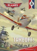 Takeoff!: Super Coloring Book with Stickers (Disney Planes) 0736430156 Book Cover