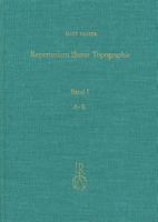 Repertorium Alterer Topographie: Druckgraphik Von 1486 Bis 1750 3920153944 Book Cover