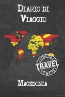 Diario di Viaggio Macedonia: 6x9 Diario di viaggio I Taccuino con liste di controllo da compilare I Un regalo perfetto per il tuo viaggio in Macedonia e per ogni viaggiatore 1670975541 Book Cover