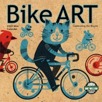 Bike Art 2022 Mini Wall Calendar: In Celebration of the Bicycle 1631368214 Book Cover