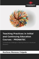 Teaching Practices in Initial and Continuing Education Courses - PRONATEC 6209104738 Book Cover